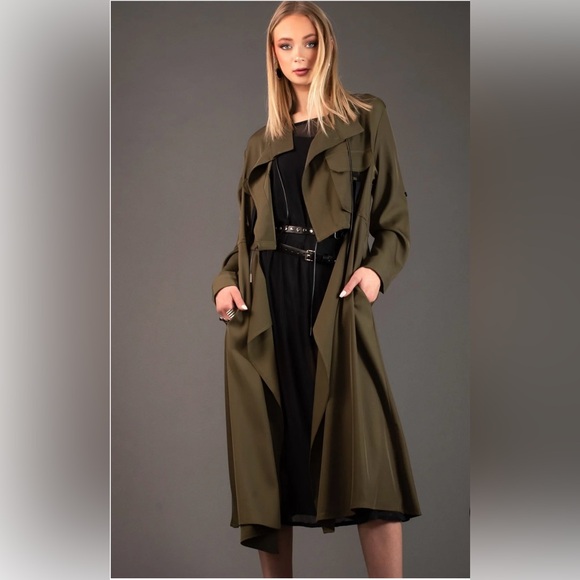 Kate Hewko LIGHTWEIGHT TRENCH COAT - Picture 2 of 8